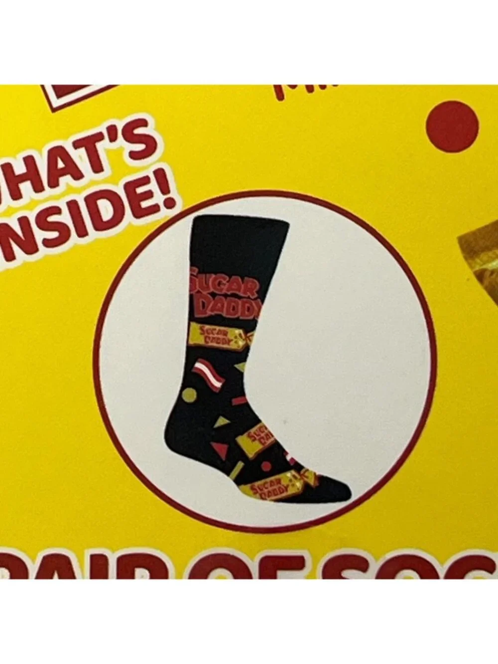 Sugar Daddy Candy Crew Socks Boxed Gift Novelty One Size NWT